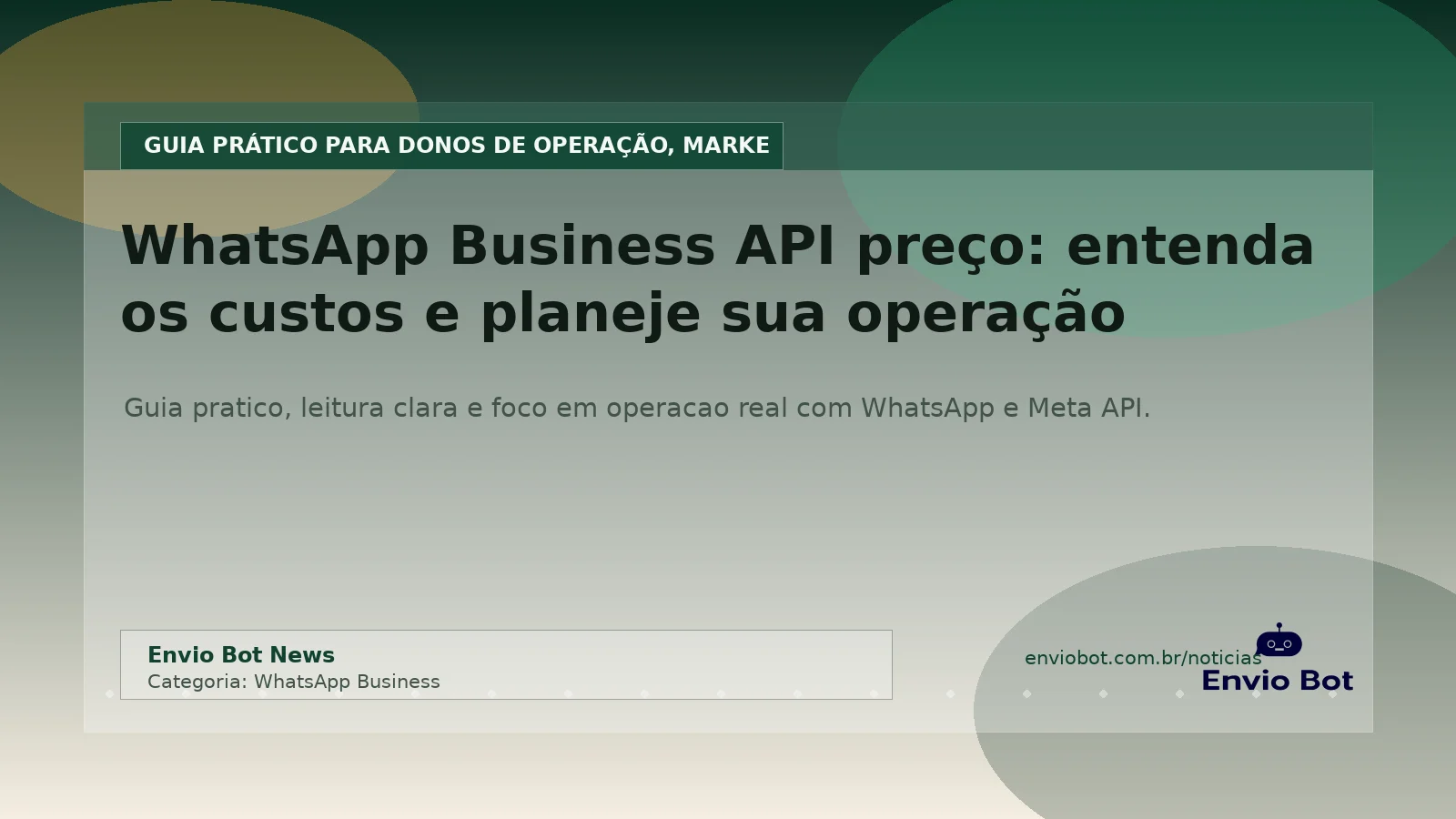 Ilustração de planejamento financeiro para WhatsApp Business API